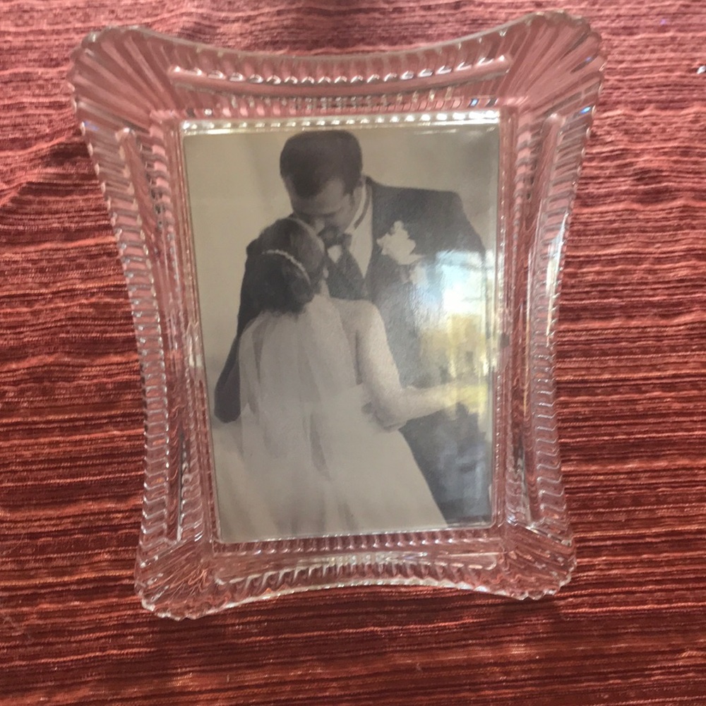 Waterford crystal Lismore 5” by 7” crystal frame